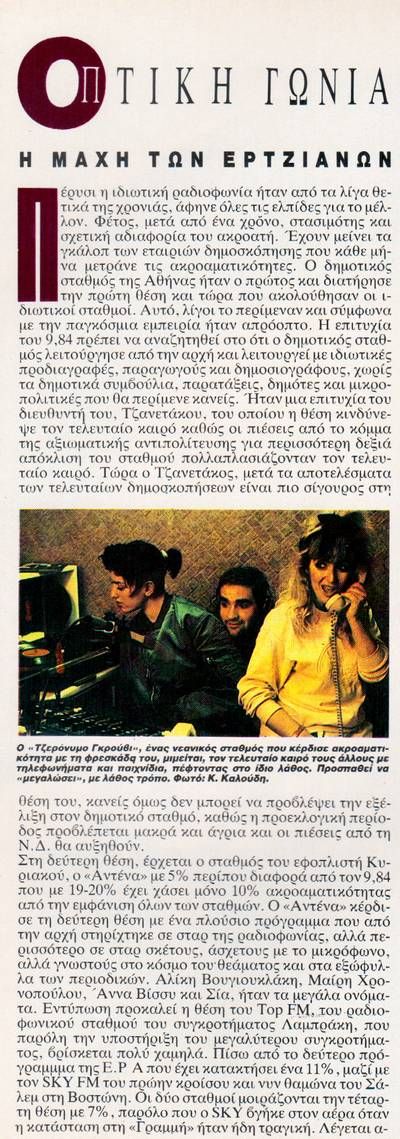 Jeronimo Groovy @ KLIL Magazine 1988
      
 : Jeronimo Groovy KLIK Radio studio